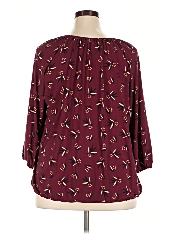 AK Anne Klein 3/4 Sleeve Blouse (view 2)
