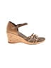 Teva 100% Leather Tan Wedges Size 9 - photo 1