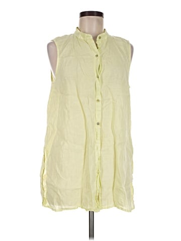 Eileen Fisher Sleeveless Button-Down Shirt (view 1)