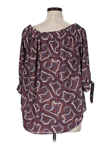 Premise Studio 3/4 Sleeve Blouse (view 2)
