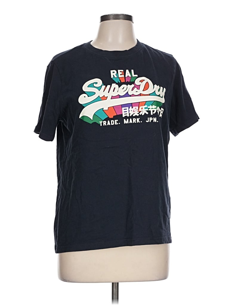 Pre-owned Superdry Short Sleeve T-shirt In Blue