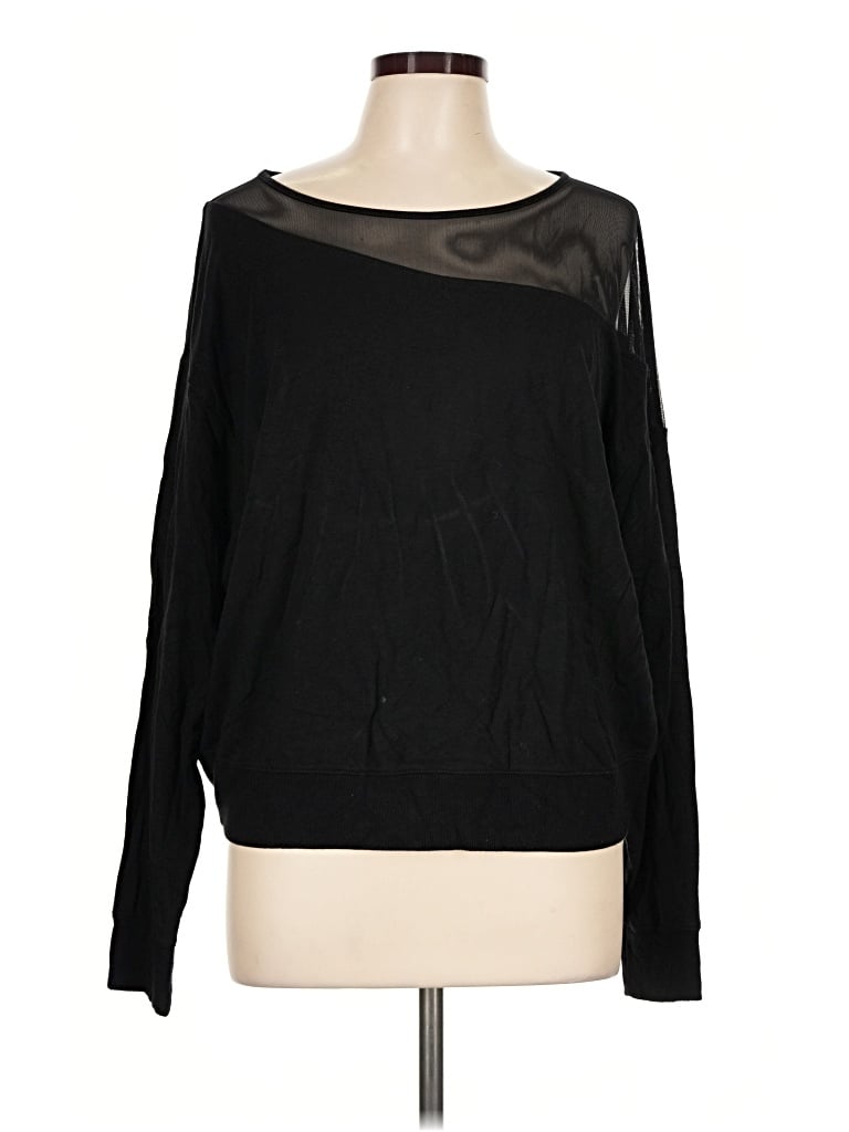 Pre-owned Express One Eleven Pullover Sweater In Black