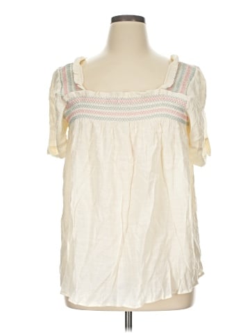 Perch by Blu Pepper Short Sleeve Blouse (view 1)