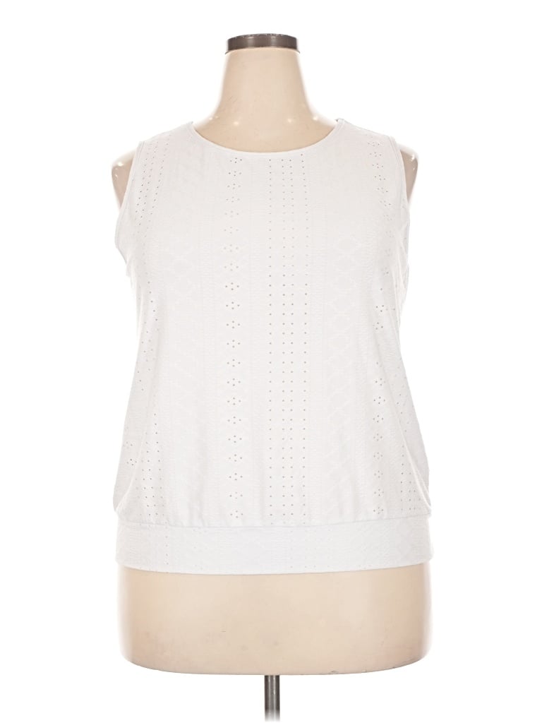Pre-owned Sampeel Sleeveless T-shirt In White