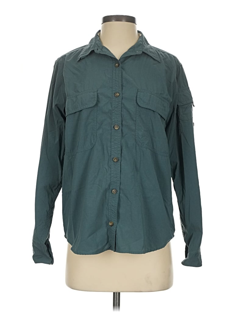 Pre-owned Royal Robbins Long Sleeve Button Down Shirt In Teal