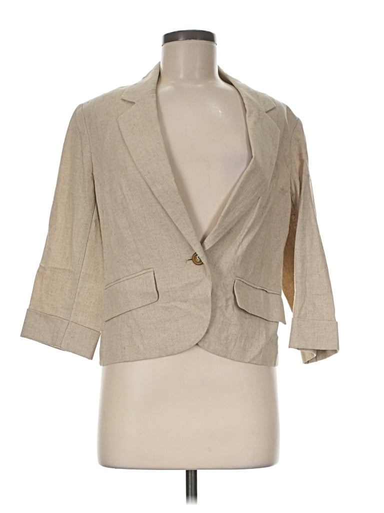 Pre-owned Cato Blazer Jacket In Tan