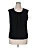Kasper Black Sleeveless Blouse Size XL - photo 1