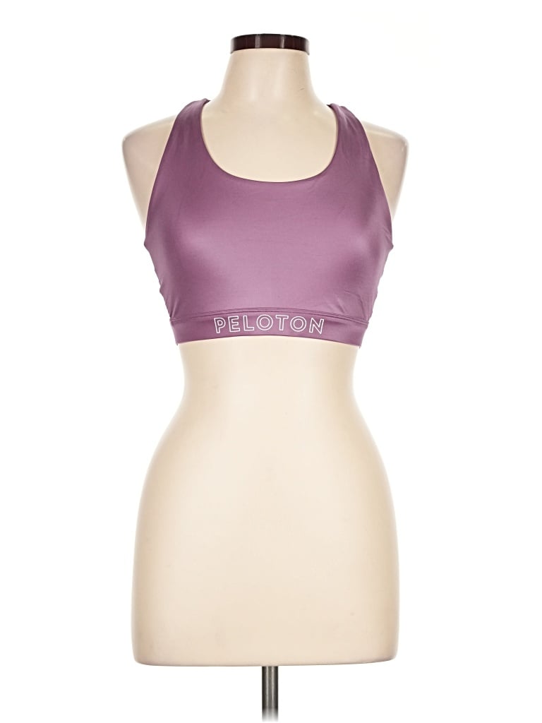 Pre-owned Peloton Sports Bra In Purple