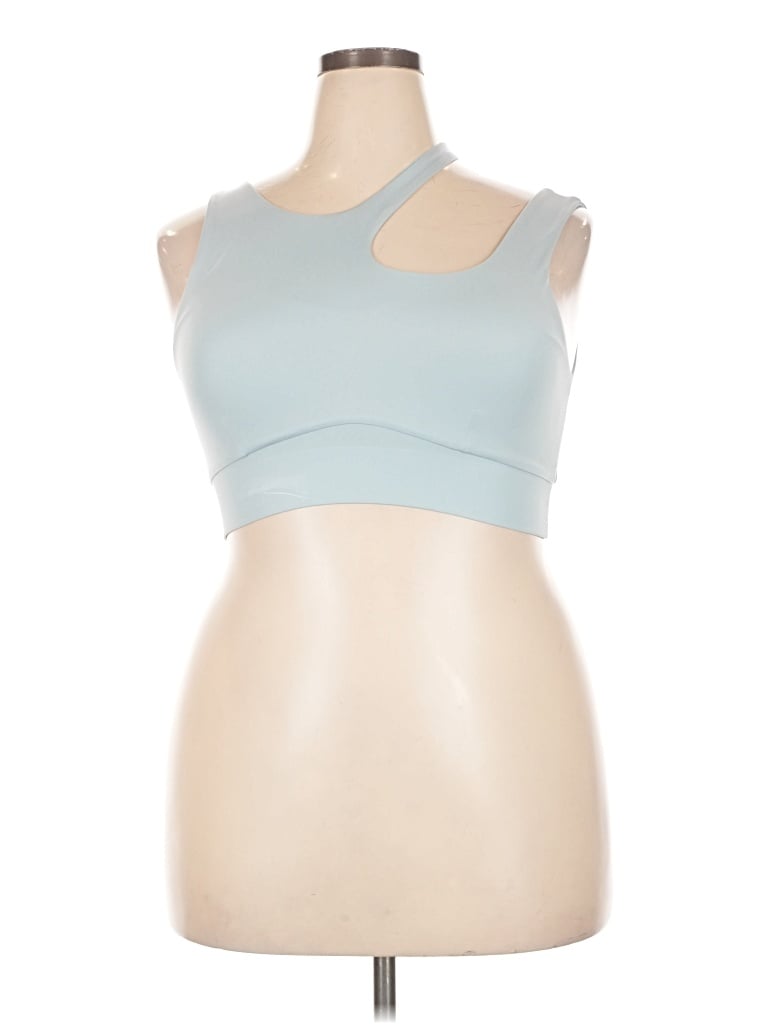 Pre-owned Fabletics Tank Top Blue Strapless Neckline Tops