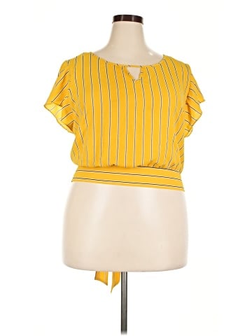 Iz Byer Short Sleeve Blouse (view 1)