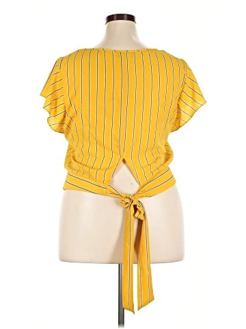 Iz Byer Short Sleeve Blouse (view 2)