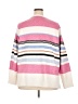 Caslon Stripes Pink Pullover Sweater Size XXL - photo 2