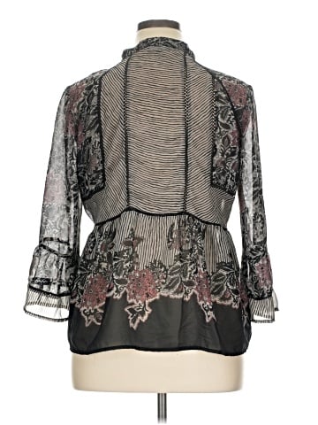 Lucky Brand 3/4 Sleeve Blouse (view 2)