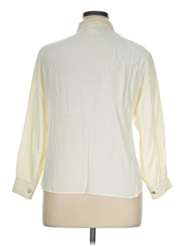 Petite Sophisticate 3/4 Sleeve Button-Down Shirt (view 2)