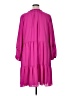 CeCe 100% Polyester Solid Pink Casual Dress Size 1X - photo 2