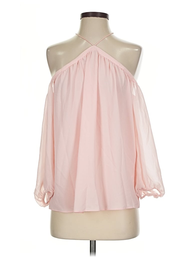 1.state Sleeveless Blouse In Pink