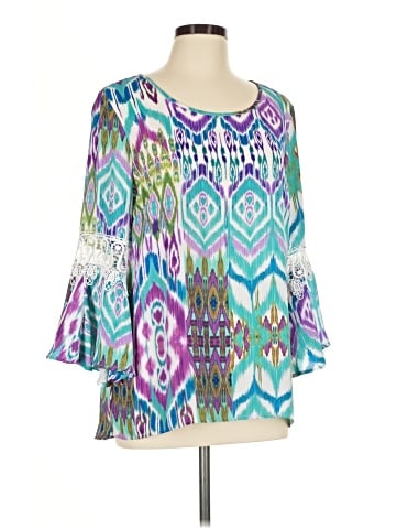 Zac & Rachel 3/4 Sleeve Blouse (view 1)