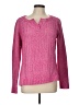 Basic Editions 100% Polyester Pink Pullover Sweater Size L - photo 1