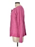 Basic Editions 100% Polyester Pink Pullover Sweater Size L - photo 5