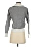 T Tahari Houndstooth Gray Pullover Sweater Size XS - photo 2