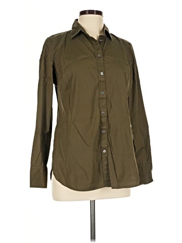 Ann Taylor Long Sleeve Button-Down Shirt (view 1)