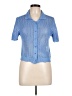 No Comment 100% Acrylic Blue Cardigan Size L - photo 1