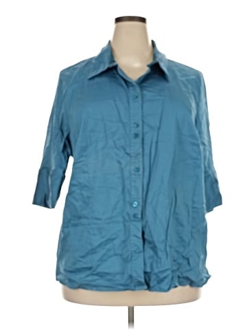 Studio 1940 3/4 Sleeve Button-Down Shirt (view 1)