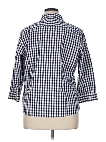 L.L.Bean 3/4 Sleeve Button-Down Shirt (view 2)