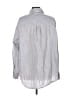 Gap Stripes Silver Long Sleeve Button-Down Shirt Size L (tall) - photo 2