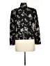Charter Club 100% Silk Floral Ivory Black Jacket Size 6 Petite - photo 2