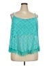 rue21 100% Polyester Teal Sleeveless Blouse Size 3X - photo 1