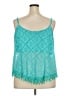 rue21 100% Polyester Teal Sleeveless Blouse Size 3X - photo 2