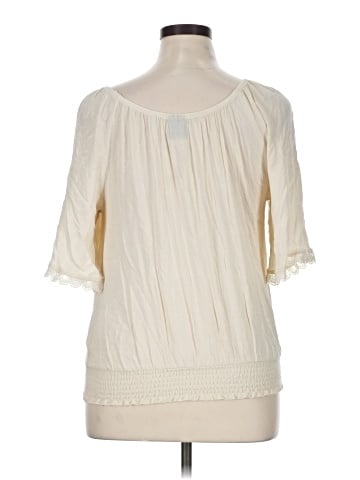Bobeau 3/4 Sleeve Blouse (view 2)