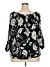 Cato 100% Rayon Black 3/4 Sleeve Blouse Size 22 - photo 2