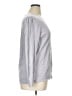 Ann Taylor LOFT Outlet 100% Cotton Silver Pullover Sweater Size XL - photo 4