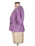 MNG Purple 3/4 Sleeve Blouse Size S - photo 5