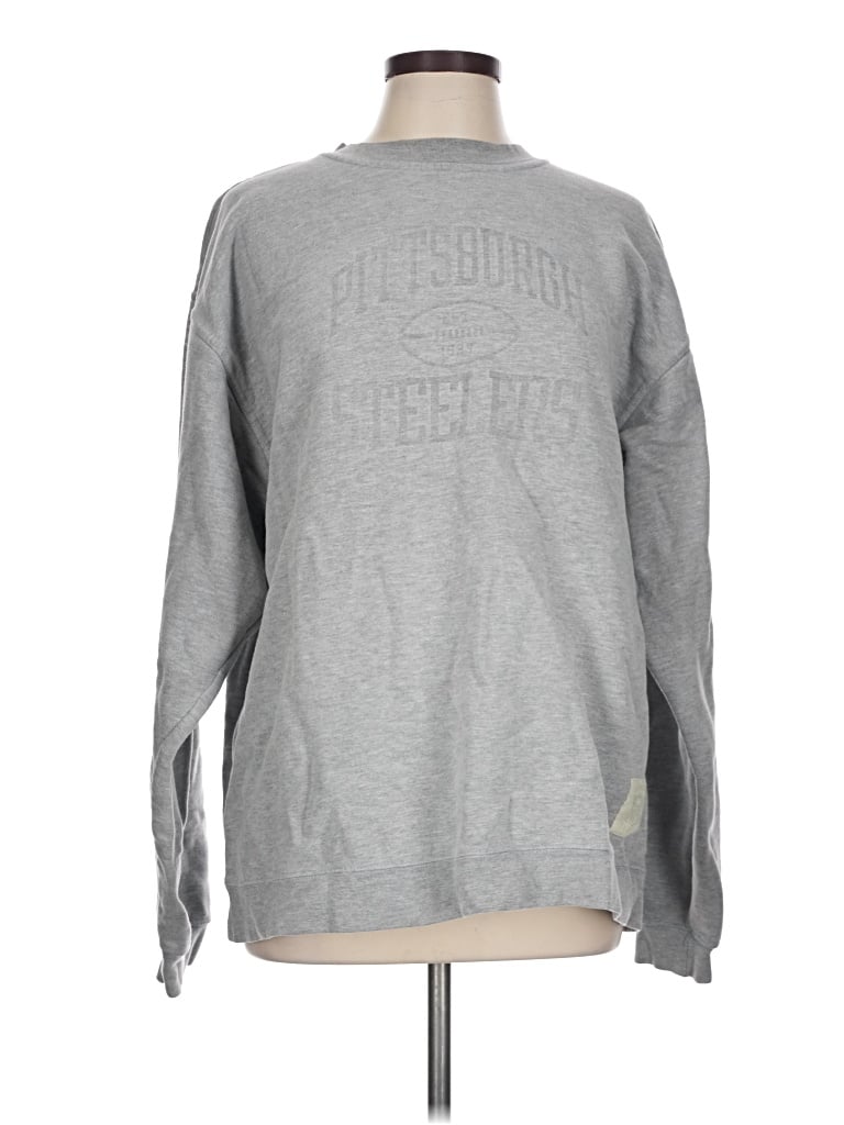 Pre-owned Nfl Sweatshirt In Gray