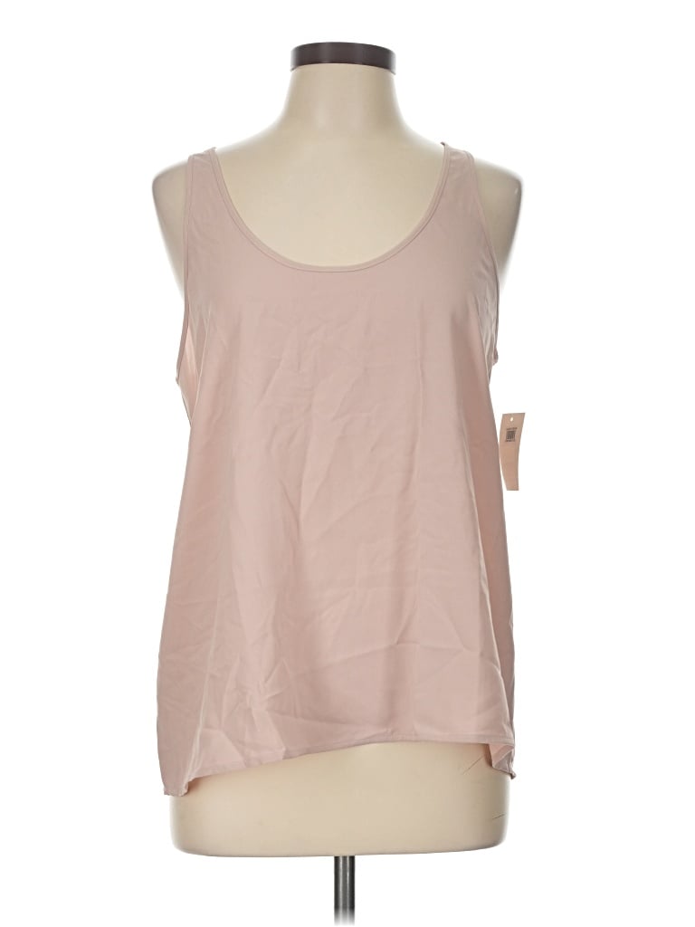 Pre-owned Frenchi Sleeveless Top Pink Scoop Neck Tops