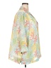 Cathy Daniels 100% Polyester Tropical Yellow 3/4 Sleeve Blouse Size 2X - photo 4
