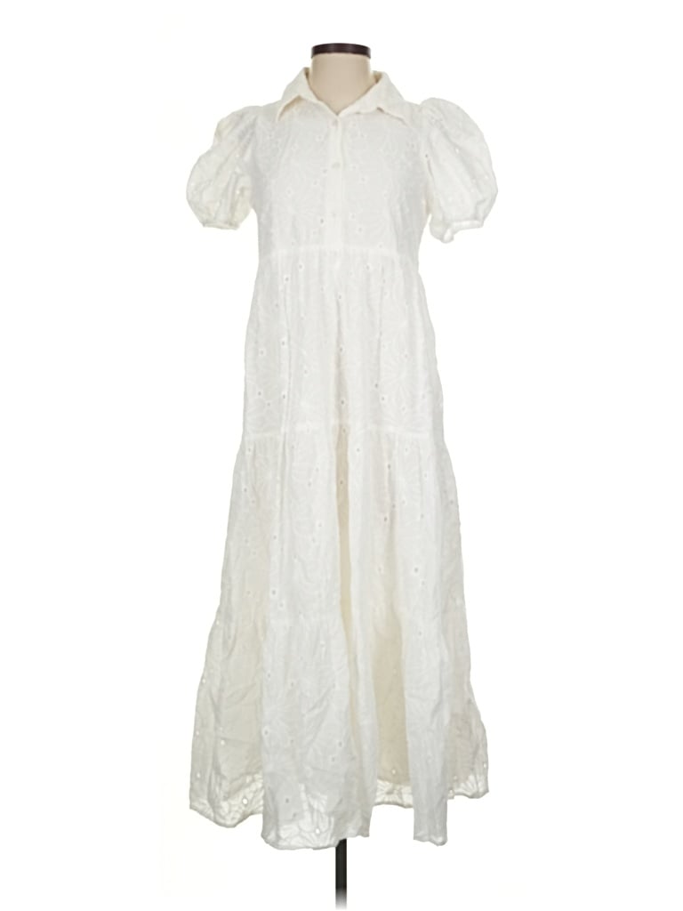 Pre-owned Tcec Casual Dress In Ivory