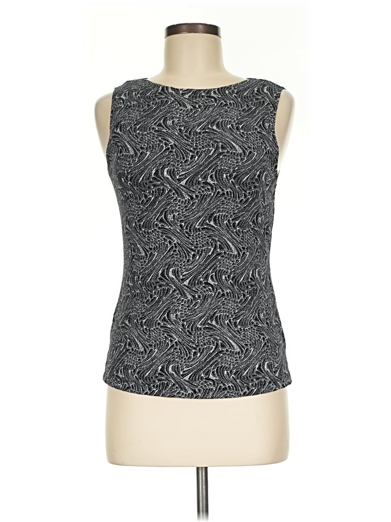 Pre-owned I.n. Studio Tank Top Gray High Neck Tops