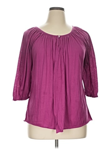 Faded Glory 3/4 Sleeve T-Shirt (view 1)