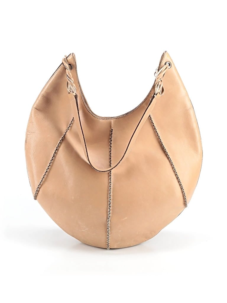 Pre-owned Pollini Hobo Bag In Tan