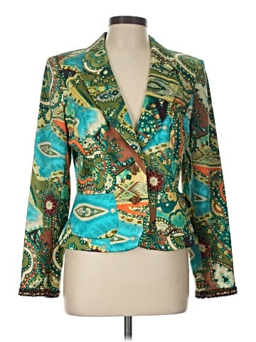 Kay Unger Silk Blazer (view 1)