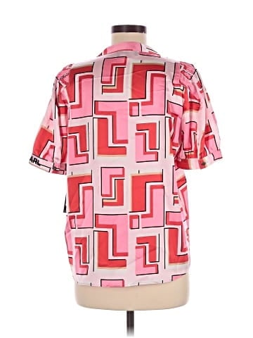 Karl Lagerfeld Paris Short Sleeve Blouse (view 2)