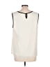 Christopher & Banks 100% Polyester Ivory Sleeveless Blouse Size L - photo 2