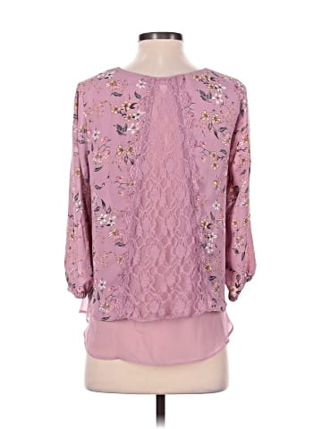 LC Lauren Conrad 3/4 Sleeve Blouse (view 2)
