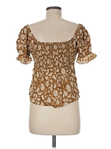 American Eagle Outfitters Short Sleeve Blouse (view 2)