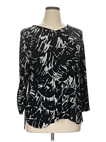 Travelers by Chico's 3/4 Sleeve T-Shirt (view 1)