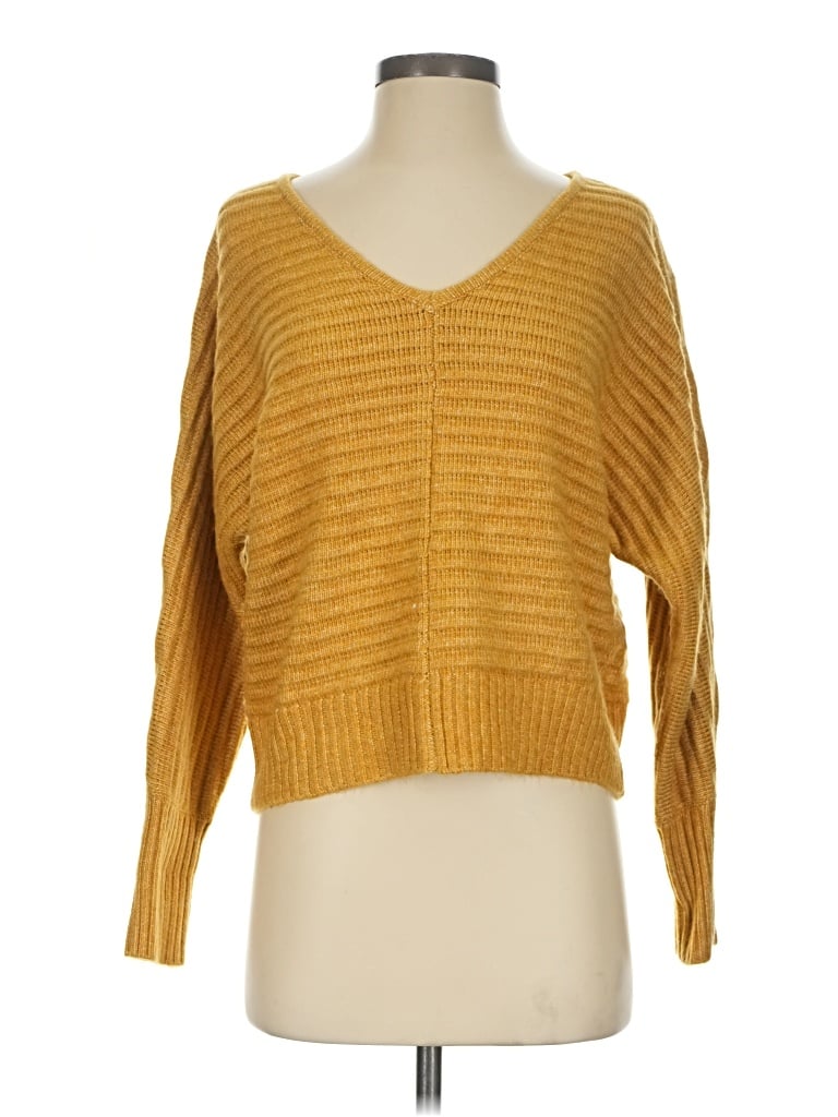 Pre-owned Sincerely Jules Pullover Sweater In Yellow